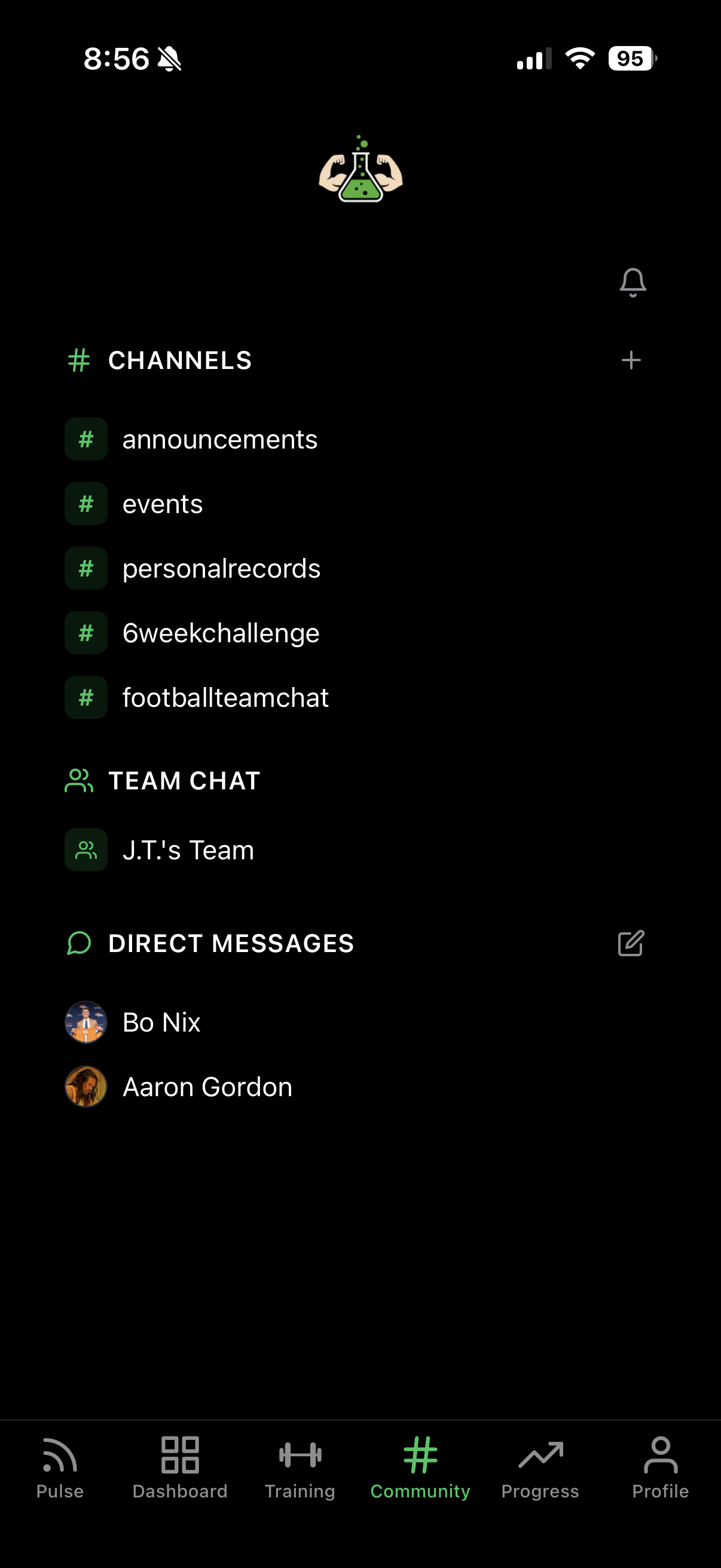 Community Channels — channel-based messaging built for online coaches